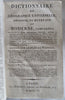 Universal Geography Boiste's Dictionary 1806 fine French leather book