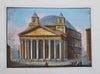 Rome Italy Roma Italia 53 hand colored prints c. 1860's large unique view album