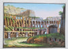 Rome Italy Roma Italia 53 hand colored prints c. 1860's large unique view album