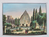 Rome Italy Roma Italia 53 hand colored prints c. 1860's large unique view album