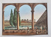Rome Italy Roma Italia 53 hand colored prints c. 1860's large unique view album