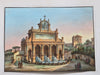 Rome Italy Roma Italia 53 hand colored prints c. 1860's large unique view album