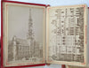 Brussels Belgium Bruxelles albumen photo album c. 1870's w/ 12 city views scenes