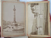 Brussels Belgium Bruxelles albumen photo album c. 1870's w/ 12 city views scenes