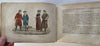 World Cultures & Peoples 1819 rare plate book w/ 26 engravings & old hand color