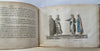 World Cultures & Peoples 1819 rare plate book w/ 26 engravings & old hand color