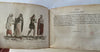 World Cultures & Peoples 1819 rare plate book w/ 26 engravings & old hand color