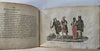 World Cultures & Peoples 1819 rare plate book w/ 26 engravings & old hand color