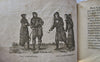 World Cultures & Peoples 1819 rare plate book w/ 26 engravings & old hand color