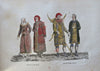 World Cultures & Peoples 1819 rare plate book w/ 26 engravings & old hand color