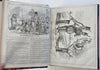 Punch Magazine Volume 30 1856 U.K. leather pictorial bound periodical