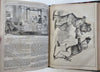 Punch Magazine Volume 30 1856 U.K. leather pictorial bound periodical