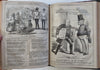 Punch Magazine Volume 30 1856 U.K. leather pictorial bound periodical