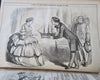 Punch Magazine Volume 30 1856 U.K. leather pictorial bound periodical