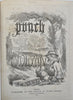 Punch Magazine 1858 fine leather book many wood engravings pictorial periodical