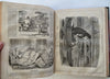 Punch Magazine 1858 fine leather book many wood engravings pictorial periodical