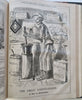 Punch Magazine 1858 fine leather book many wood engravings pictorial periodical