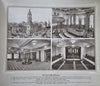 Melbourne Australia 1944 WWII Era Souvenir Album Street Views pictorial book