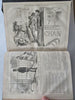 Punch Magazine 1857 U.K. leather pictorial bound periodical wood engravings