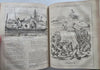 Punch Magazine 1857 U.K. leather pictorial bound periodical wood engravings
