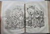 Punch Magazine 1857 U.K. leather pictorial bound periodical wood engravings