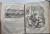 Punch Magazine 1857 U.K. leather pictorial bound periodical wood engravings