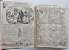 Punch Magazine 1866 U.K. w/ many fine wood engravings wonderful old leather book