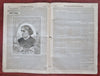 Sailing Ship Spirit of Times 1883 Bedouin Gracie Yacht Racing rare newspaper