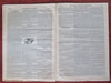 Santa Claus great cover Spirit of Times 1883 Field Sports Racing rare newspaper