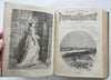 Frank Leslie's Popular Monthly 1885 rare leather book 100's wood engraved images