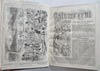 Punch Magazine full of wood engravings 1859 U.K. fine leather periodical
