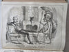 Punch Magazine full of wood engravings 1859 U.K. fine leather periodical