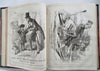 Punch Magazine full of wood engravings 1859 U.K. fine leather periodical