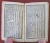 Miniature Almanac 1833 Boston Zodiac Calendar scarce little book