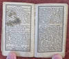 Miniature Almanac 1833 Boston Zodiac Calendar scarce little book