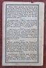 Miniature Almanack for 1833 Boston Planting Zodiac Calendar small book