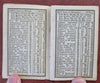 Miniature Almanack for 1833 Boston Planting Zodiac Calendar small book