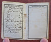 Miniature Almanack for 1833 Boston Planting Zodiac Calendar small book