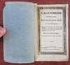 French Napoleonic Almanac 1806 w/ Gardening Tips rare booklet