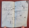 JAL Japan Airlines Pocket Guide Aviation 1966 tourist booklet w/ maps
