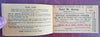 Brooklyn New York Deco St. George Swimming Club c.1938 Membership Ticket Book