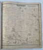 Michigan Cass County 1872 Atlas 20 color maps Silver Creek La Grange Pokagon