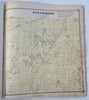 Michigan Cass County 1872 Atlas 20 color maps Silver Creek La Grange Pokagon