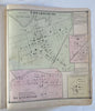 Michigan Cass County 1872 Atlas 20 color maps Silver Creek La Grange Pokagon