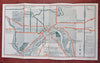 St. Paul Minnesota c.1935 scarce nice tourist travel promo w/ cartoon map views