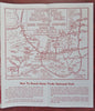Mesa Verde National Park Colorado 1953 brochure cartoon pictorial maps brochure