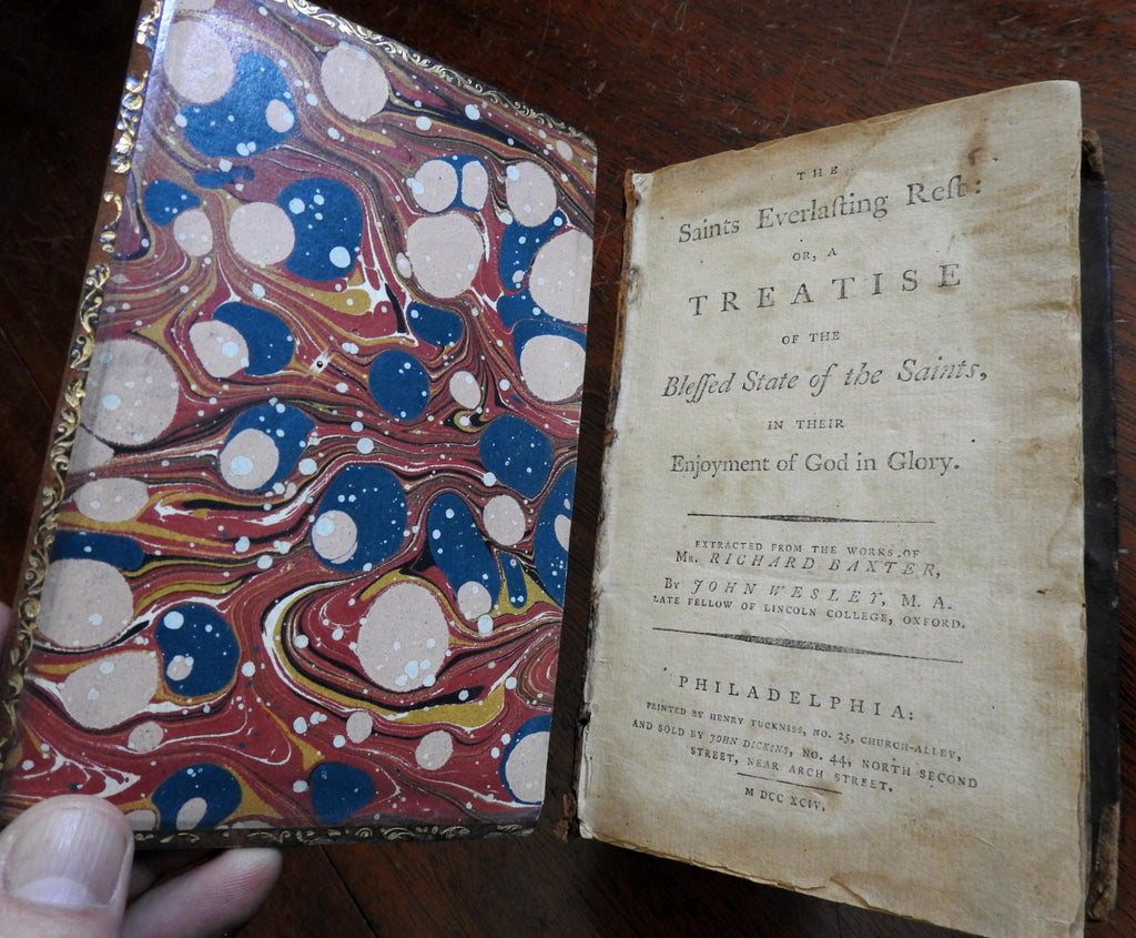 Saints Everlasting Rest 1794 Philadelphia Richard Baxter & John Wesley rare book