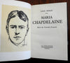 Maria Chapedelaine c.1930-50 Louis Hemon Canadian Novel old French leather book