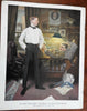VooDoo Magazine Wow cover 1921 Norman Rockwell art MIT student magazine cartoons