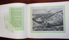 Rocky Mountain Views of the Rio Grande 1943 tourist souvenir album w cartoon map